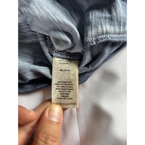 Soft Surroundings Tank Women XL Beaded Sleeveless Asymmetrical Embellished NWT - Picture 10 of 14